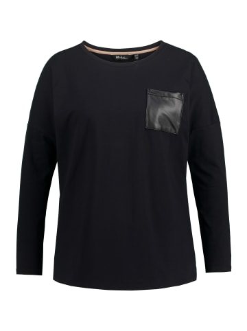 Ulla Popken Shirt in schwarz