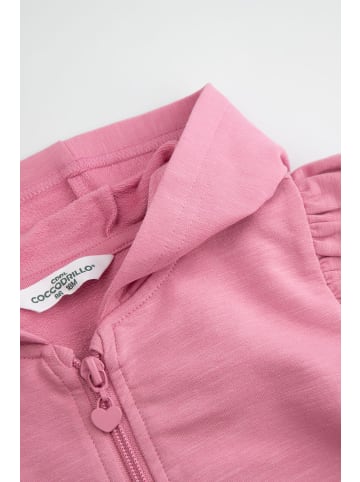 Coccodrillo Kapuzensweatjacke in rosa