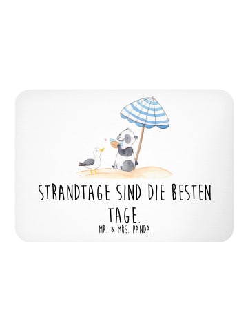 Mr. & Mrs. Panda magnet Sommer Strandtage mit Spruch in Weiß