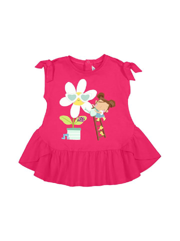 Mayoral Sommerkleid mit Blumenapplikation in orchidee