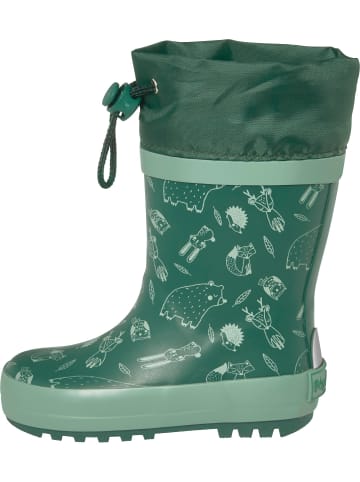 Playshoes Gummistiefel Waldtiere in Petrol