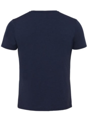 Pure Rundhals T-Shirt in blau