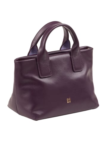 DuDu Ibiza Handtasche Leder 22 cm in deep purple