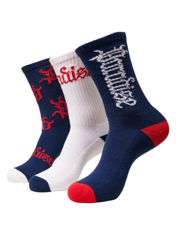 Mister Tee Socken in navy/white/red