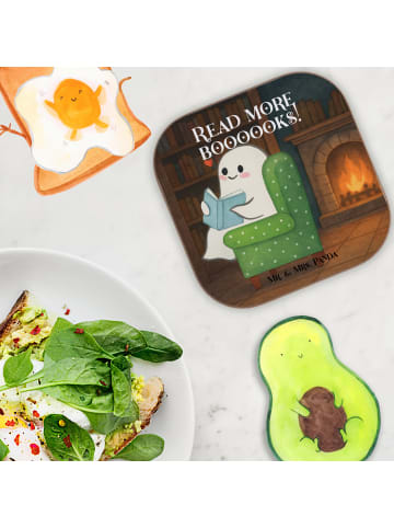 Mr. & Mrs. Panda Tassenuntersetzer Gespenst  Buch  Design mit Sp... in Weiß