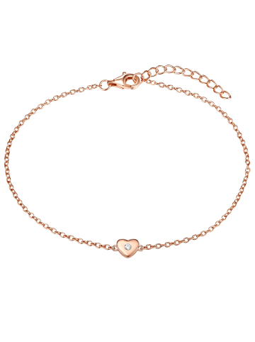 Rafaela Donata Armband Herz Sterling Silber Zirkonia in gelbgold