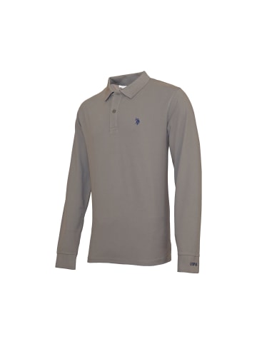 U.S. Polo Assn. U.S. Polo Assn. Poloshirt Longsleeve mit Polokragen in grau