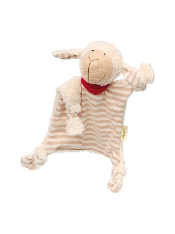 Sigikid Schnuffeltuch Natural Stripes Green Collection in offwhite