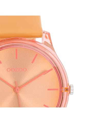 Oozoo Armbanduhr Oozoo Timepieces mango, orange mittel (ca. 36mm)