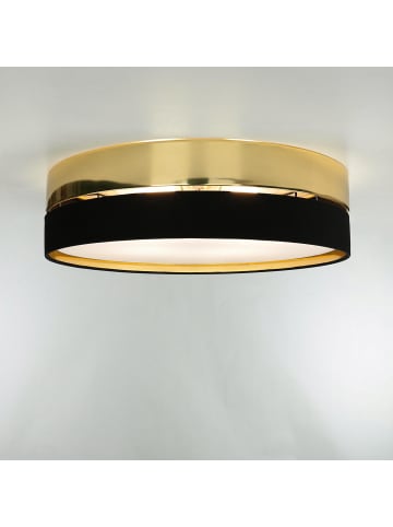 Licht-Erlebnisse Deckenlampe in Schwarz Gold