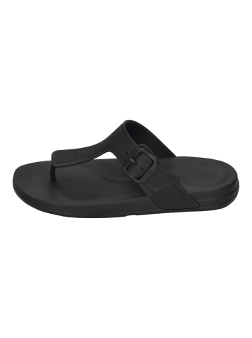 fitflop Zehentrenner IQUSHION ADJ TOE POST in schwarz