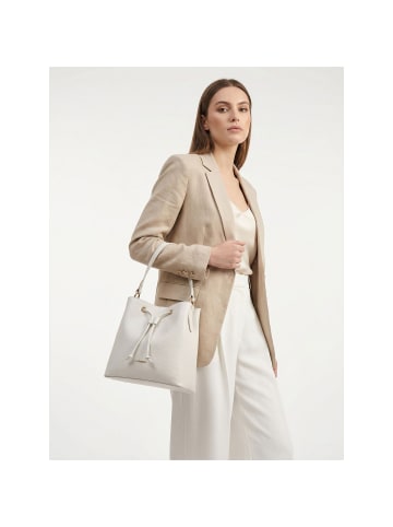 Lazarotti Bologna Leather Beuteltasche Leder 25 cm in cream