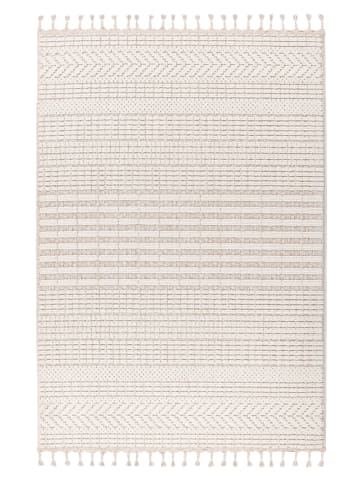 Vivorum Wohnzimmer Teppich – Kurzflorteppich Reef 125 in creme