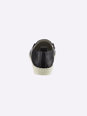 Heine Slipper in schwarz