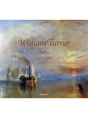 Ackermann Kunstverlag Kalender - William Turner Kalender 2026