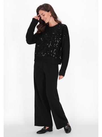 Usha Women Sweater in black