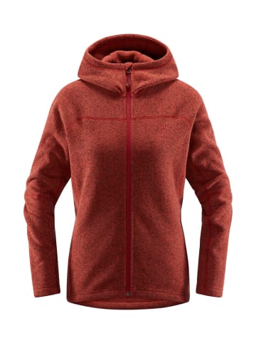 Haglöfs Fleecejacke Swook Hood in Brick Red