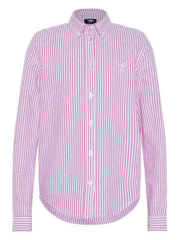 Polo Sylt Bluse mit Streifenmuster in Pink