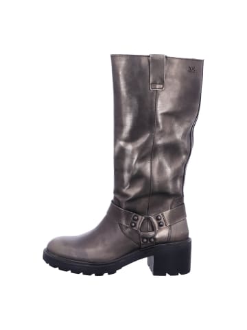 Lazamani Langschaftstiefel in silber