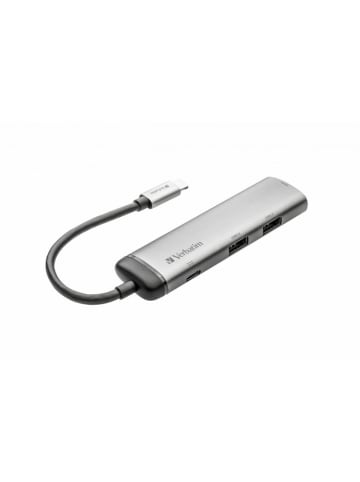 COFI 1453 Hub, Multiport, 2x USB 3.0-A, HDMI 4K - USB-C® Multiport-Hub in Silber