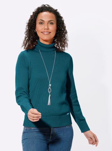 WITT WEIDEN Rollkragenpullover in petrol