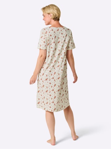 WITT WEIDEN Nachthemd in champagner-apricot-bedruckt
