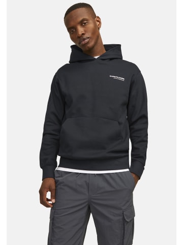 Jack & Jones Hoodie 'Aero Print' in schwarz