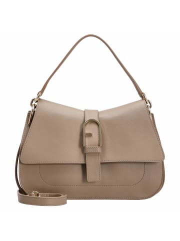 Furla Flow M - Schultertasche 26 cm (agave) in greige