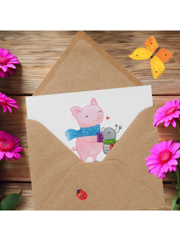 Mr. & Mrs. Panda Geschenkgutschein Weihnachtsmarktbesuch Genuss ... in Weiß