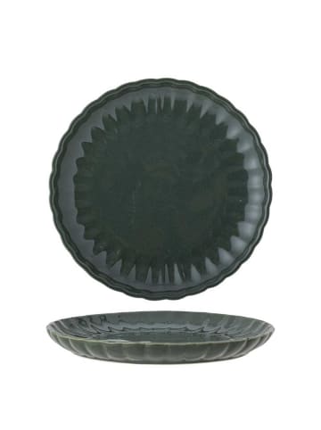 Bloomingville Kuchenteller LATINA Dunkelgrün 20 cm