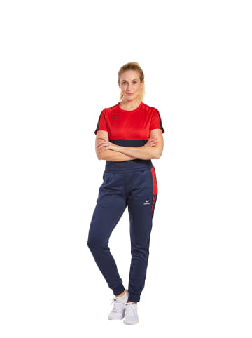 erima Six Wings Trainingshose in new navy/rot