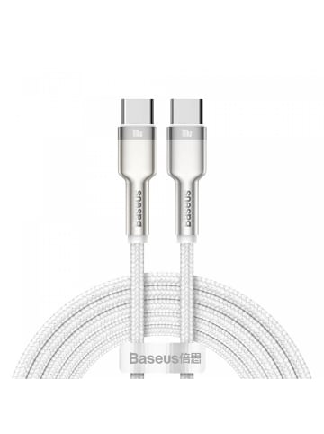 Baseus Baseus Cafule Series Metal Data USB-C / USB-C PD QC in Weiß