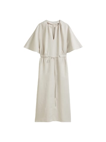 Marc O'Polo Leinenkleid flared in silky stone