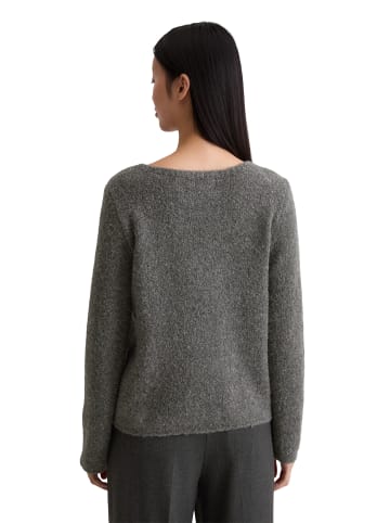 Marc O'Polo Bouclé-Pullover regular in rocky grey melange