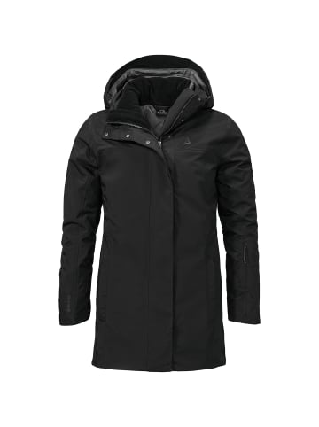 Maloja W 3IN1 PARKA BARTH in Schwarz