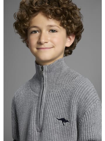 Kangaroos Strickpullover in graumeliert