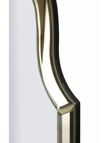Mauro Ferretti Wandspiegel mit goldfarbenem Glasrahmen, 60 x 1 x 90 cm