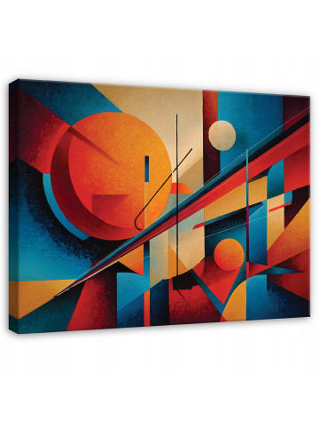 WALLARENA Leinwandbild Abstrakt in Orange