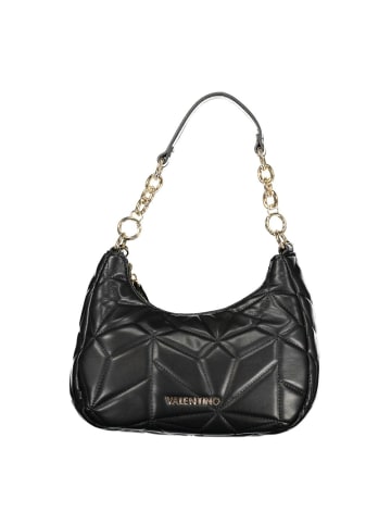 Valentino by Mario Valentino Schwarze Polyurethan-Tasche mit abnehmbarem Schulterriemen