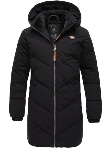 ragwear Winterjacke Rebbie in Black