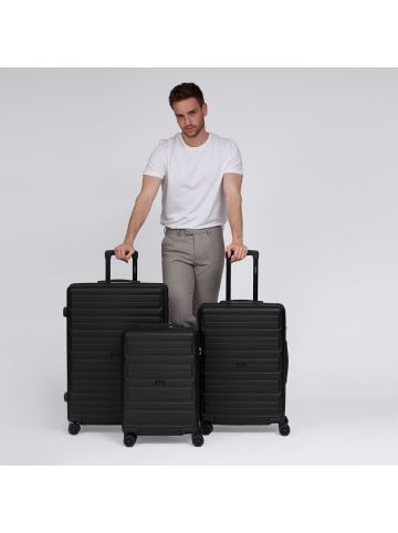 Redolz Essentials 08 3-SET 4 Rollen Kofferset 3-teilig in black 2
