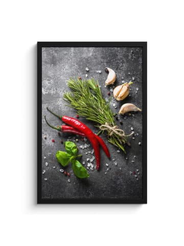 MuchoWow Poster mit Leiste Gewürze  (BxH)
