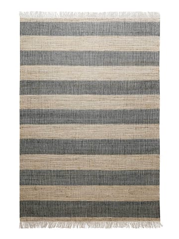 Green Looop Handweb-Teppich Virgil in beige, grün