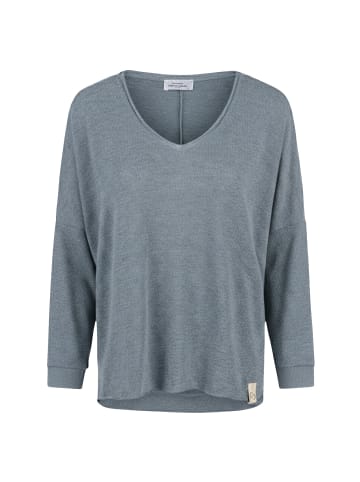 Cotton Candy Langarmshirt in blue ash melange