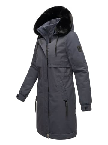 Navahoo Kurzmantel Kaltwetterretter 14 in Navy