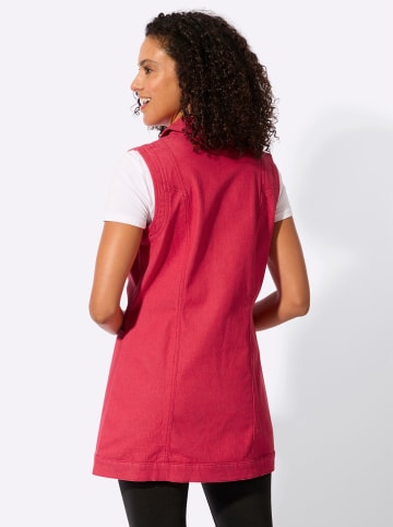 WITT WEIDEN Jeans-Longweste in erdbeere