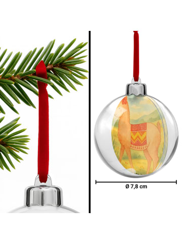 Mr. & Mrs. Panda baum anhänger Alpaka Stolz Design ohne Spruch in Weiß