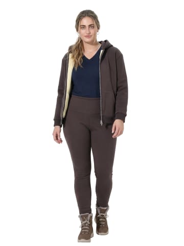 Ulla Popken Leggings in mahagoni