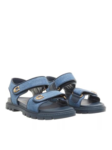 Coach Brynn Sandal Indigo Denim in blue