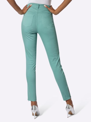 creation L Baumwoll-Lyocell-Jeans in salbei